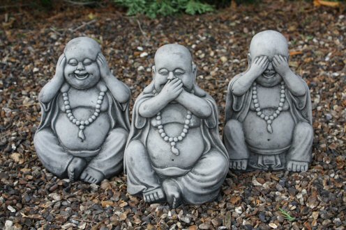 KB84 Medium No Evil Buddha